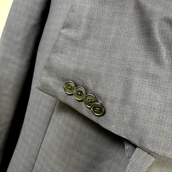 Tino Cosma Men Sport Coat NWOT Blazer 44L Superfine 120's Wool Suit Jacket Peak - Picture 7 of 10